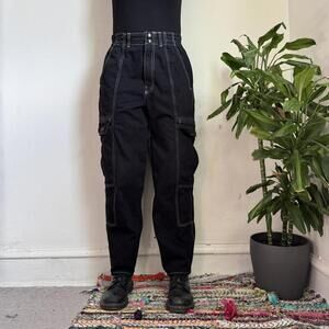 BDG Urban Outfitters Black Contrast Stitch Relaxed Skate Jeans size 29